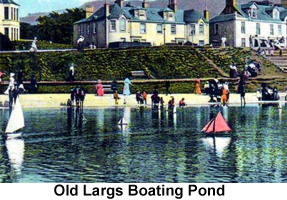 photos of old largs boating pond